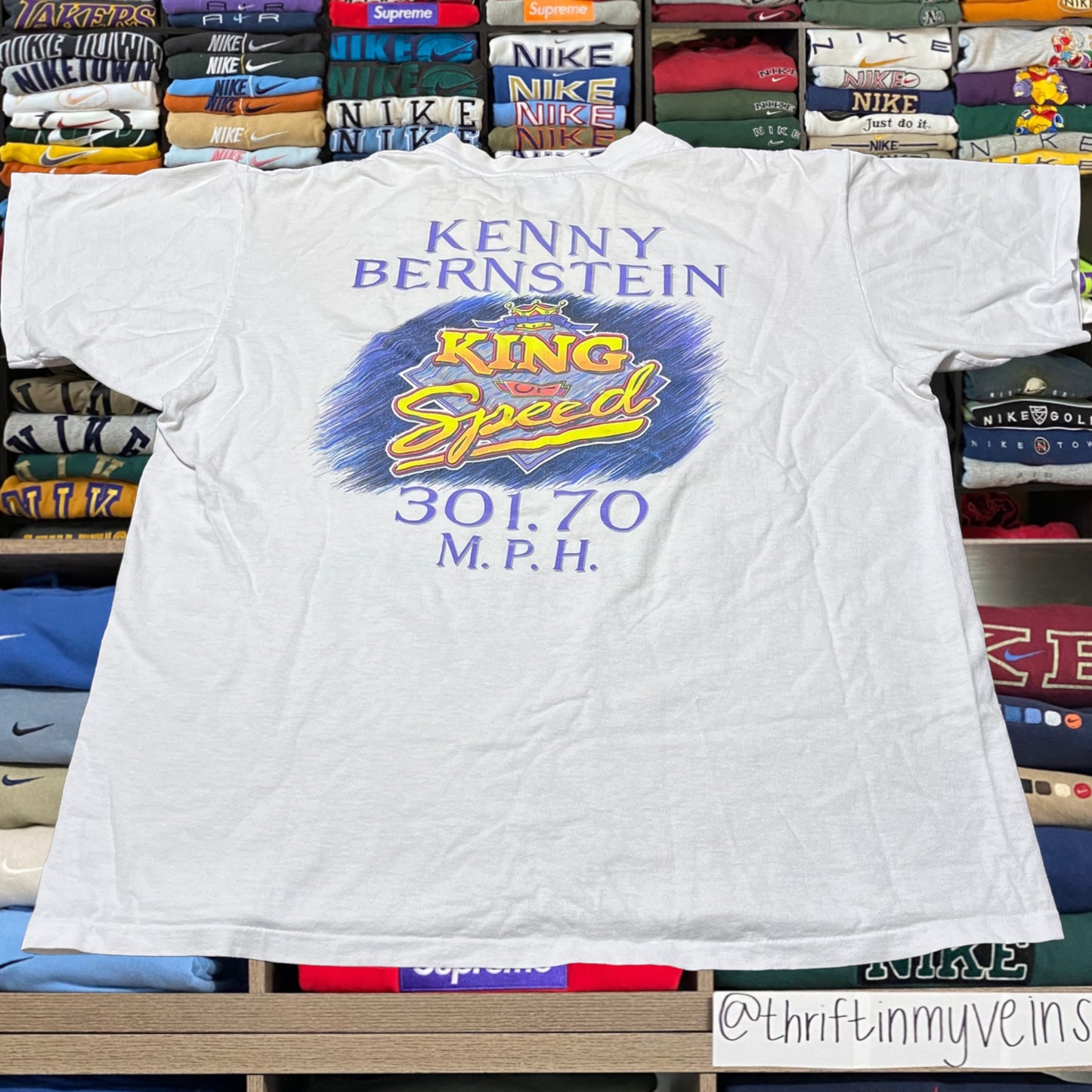 vintage 90s budweiser king nascar shirt