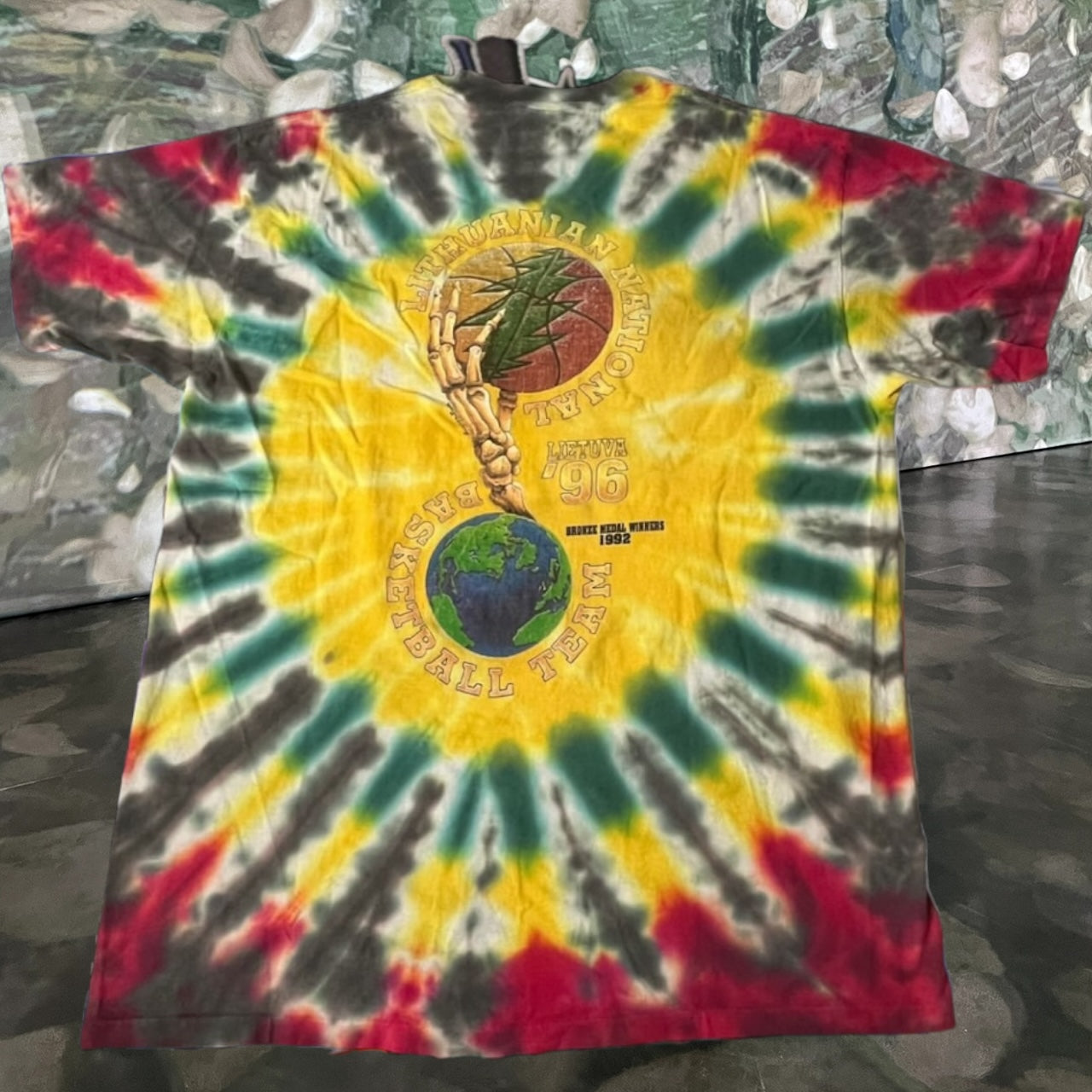 90s Lithuania basketball shirt