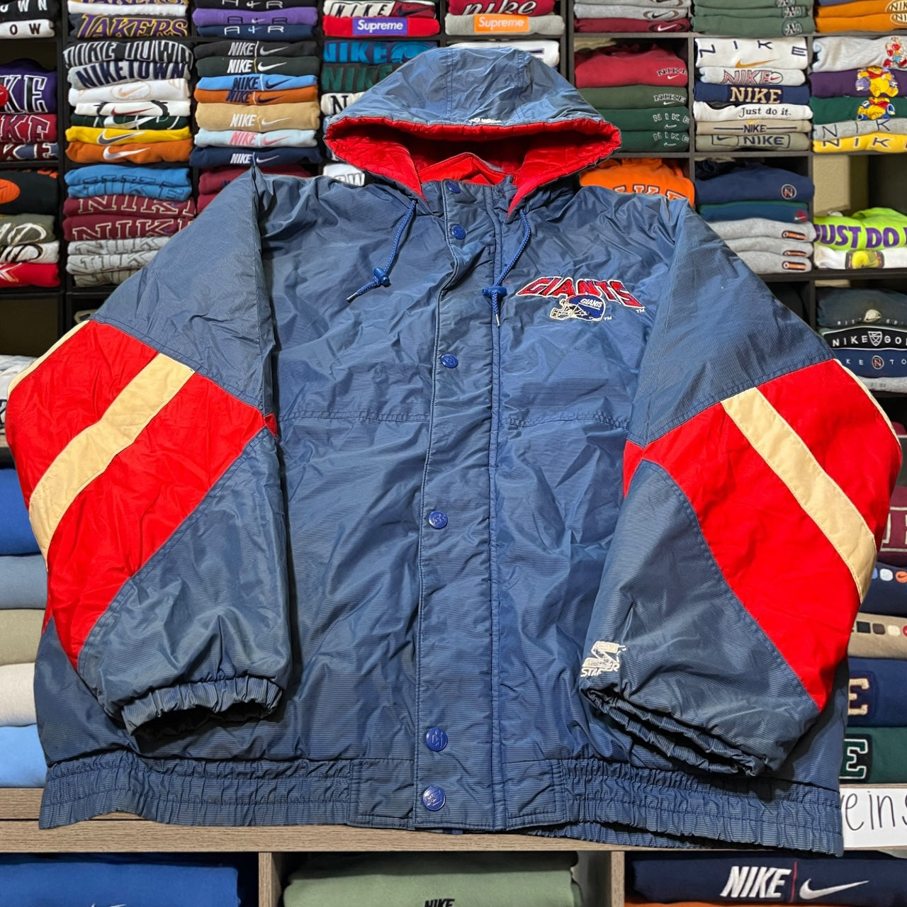 90s New York giants nfl puffer jacket