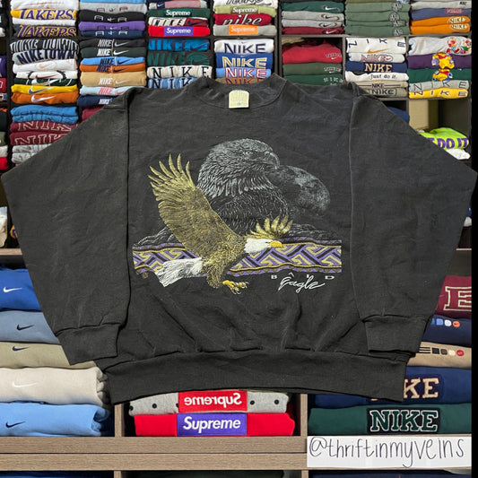 90s eagle nature sweater