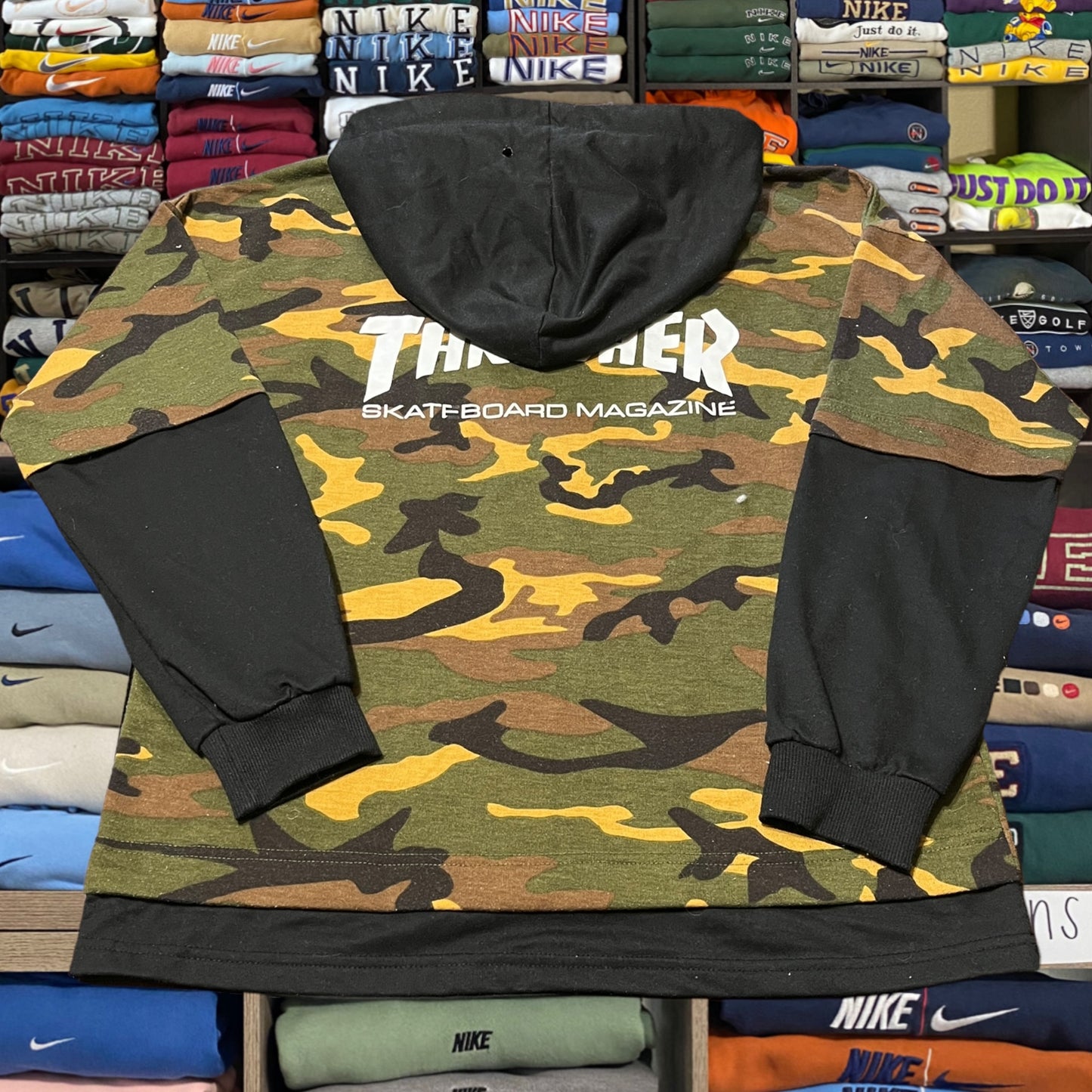 Thrasher camo hoodie
