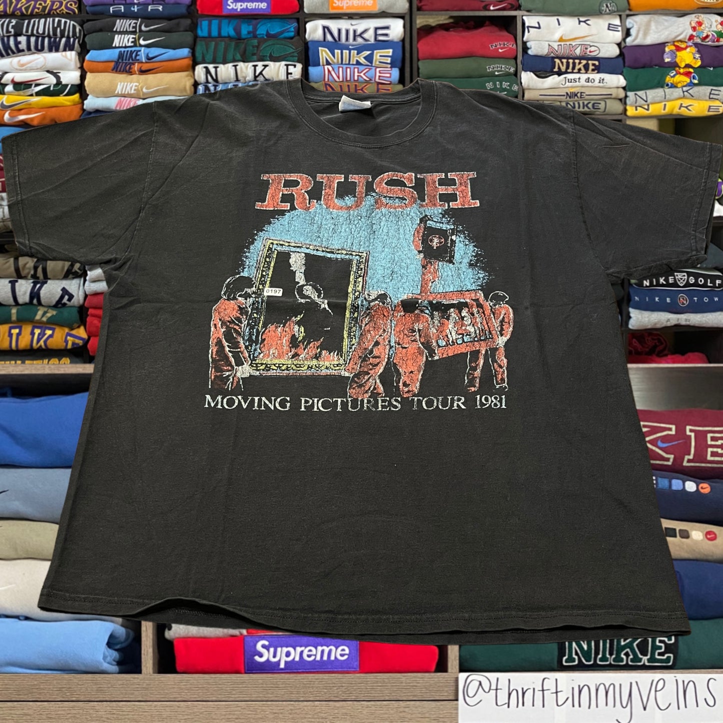 Y2k Rush band tee