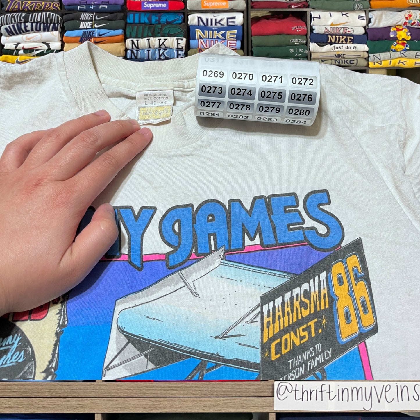 vintage 90s racing team car shirt