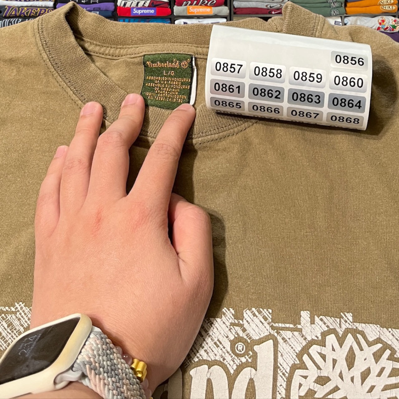 Y2K timberland shirt