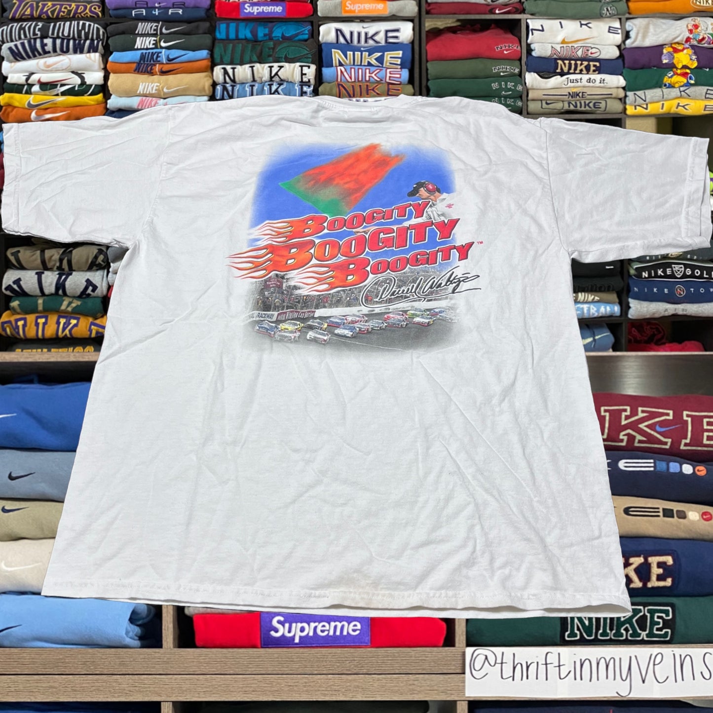 vintage y2k nascar graphic shirt