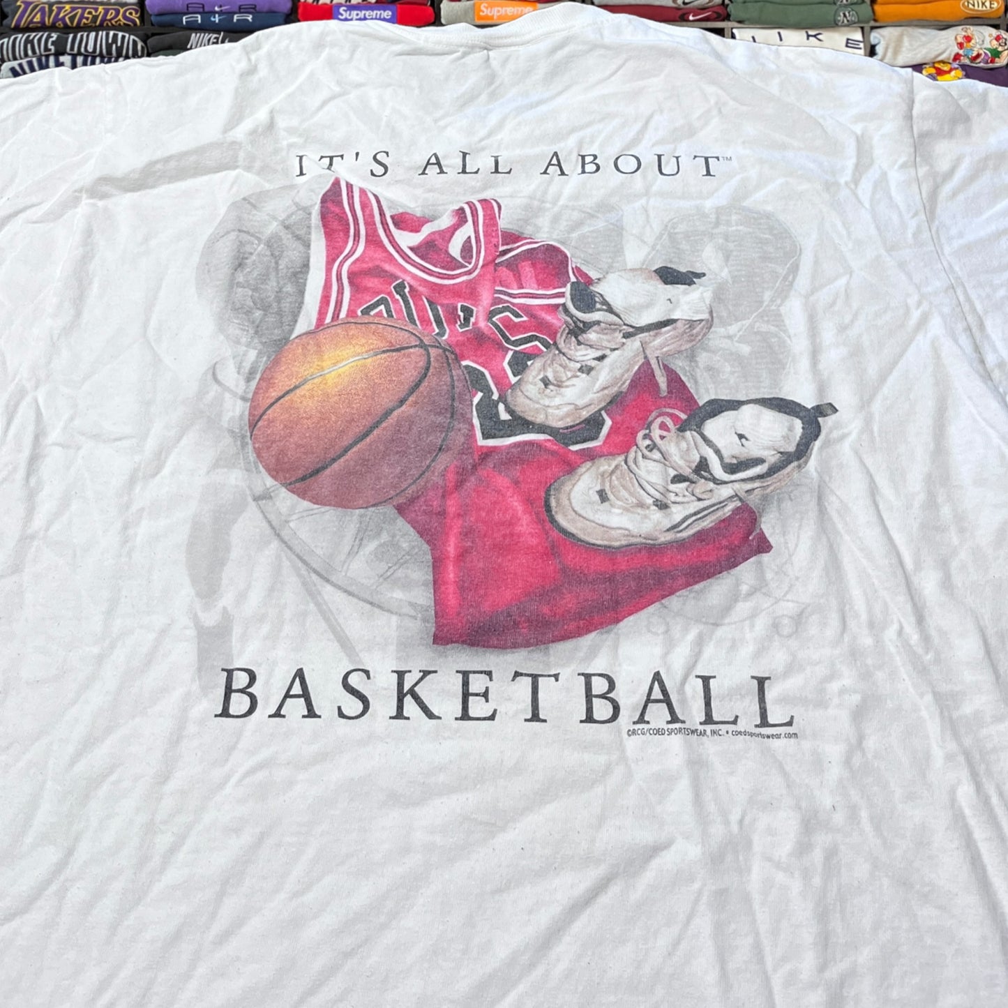 90s Chicago bulls Michael Jordan basketball shirt