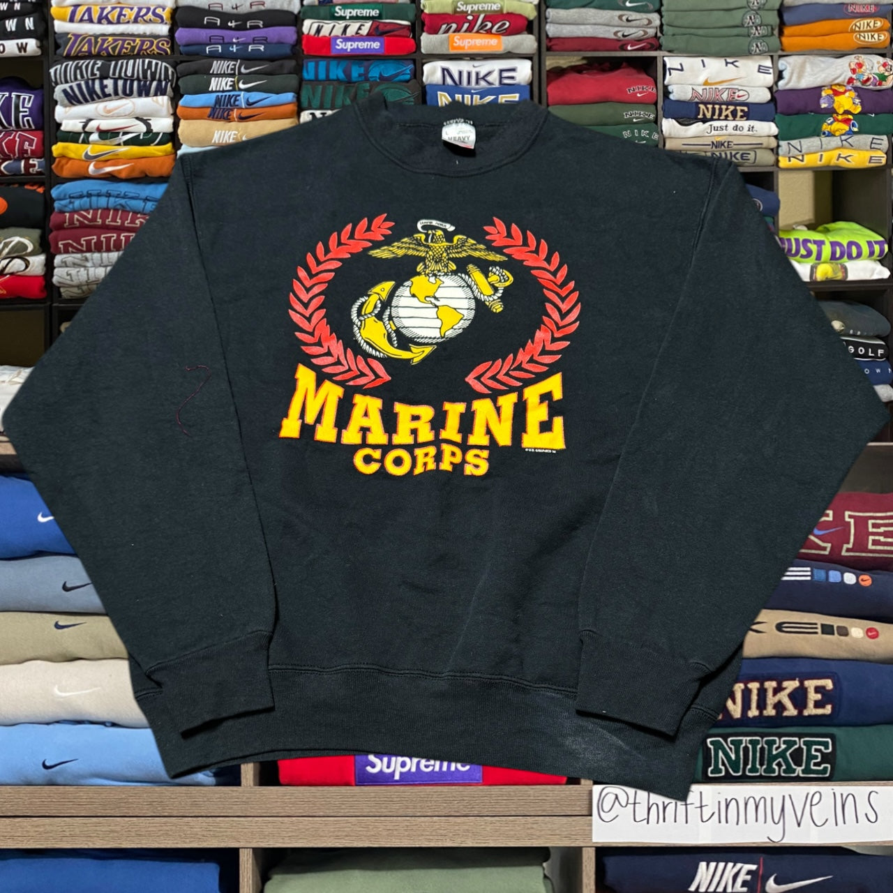 90s marine corps sweatshirt (Large)