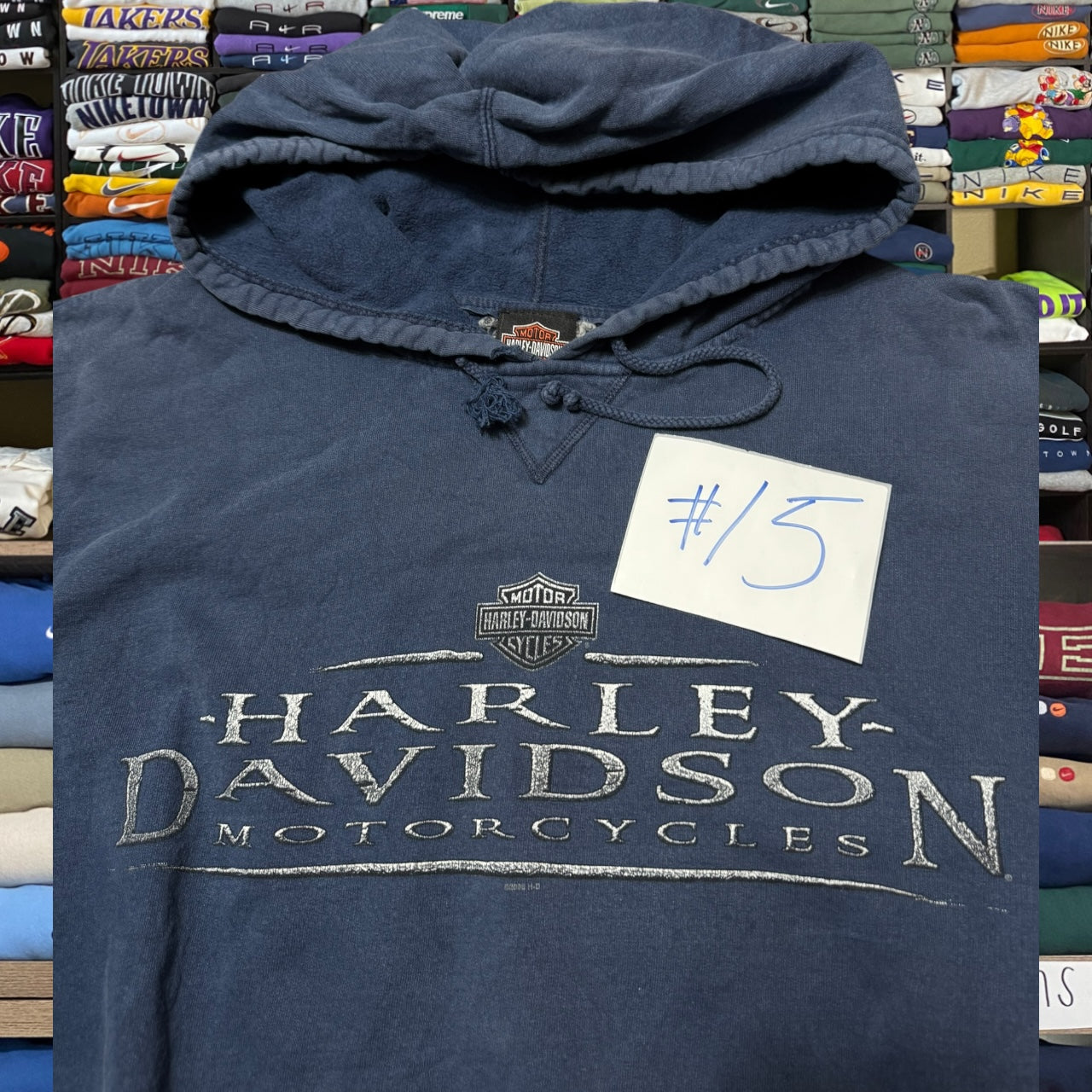 y2k harley davidson biker motorcycle hoodie (Xlarge)