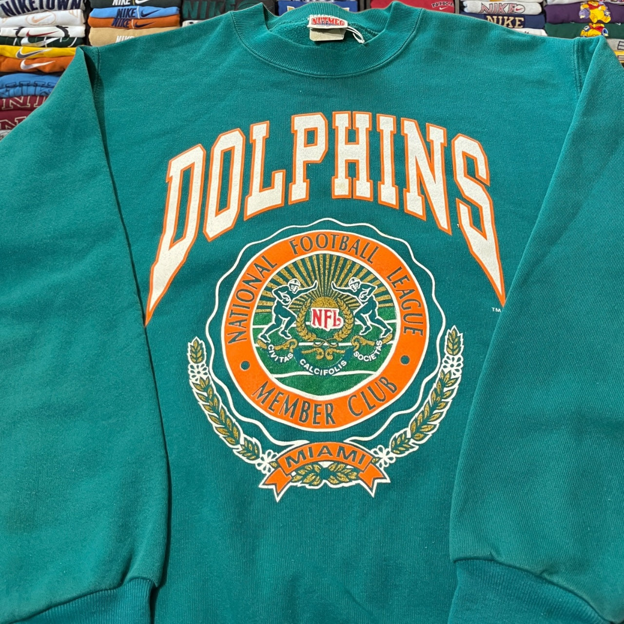 90s Miami dolphins sweater nfl football
