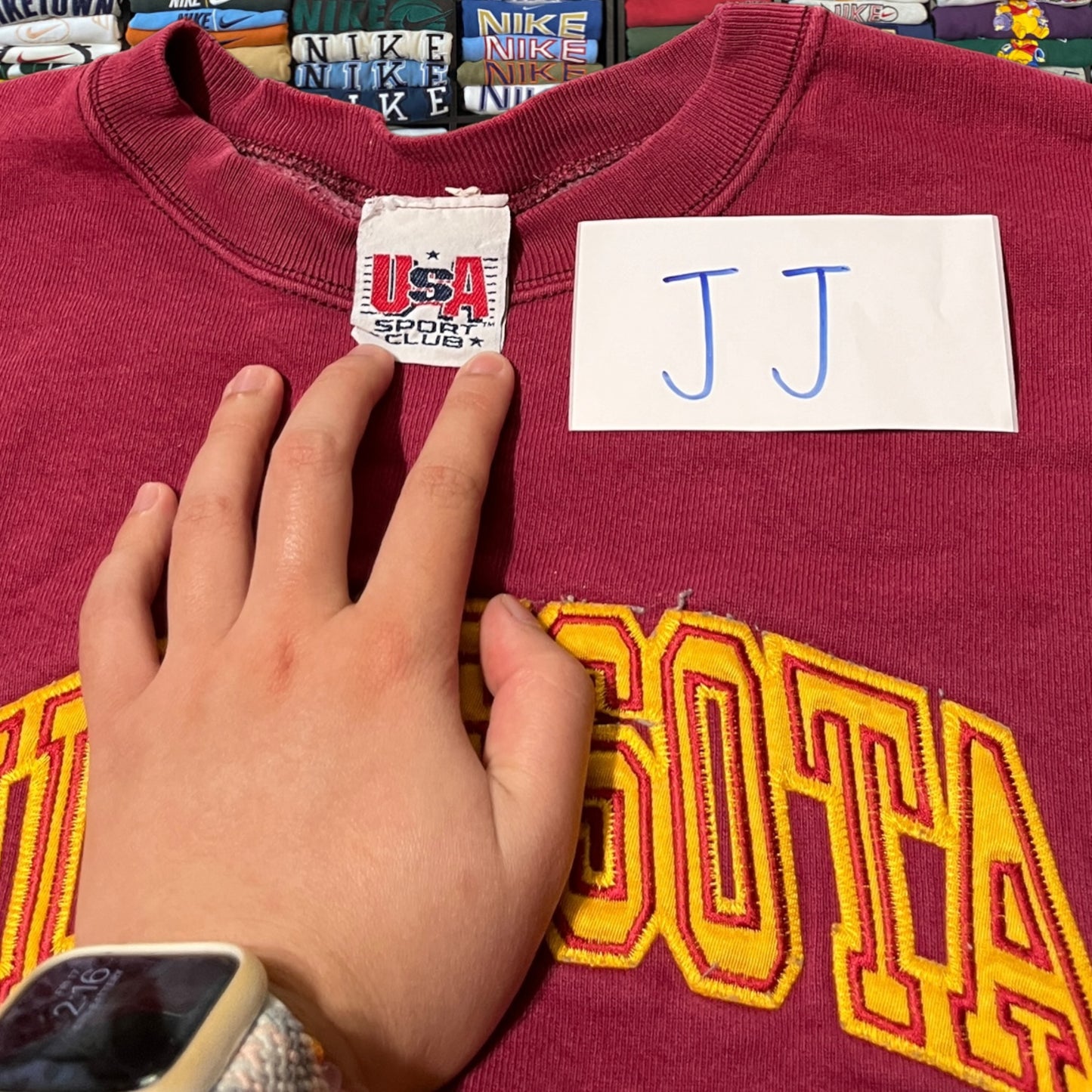 90s Minnesota university sweater