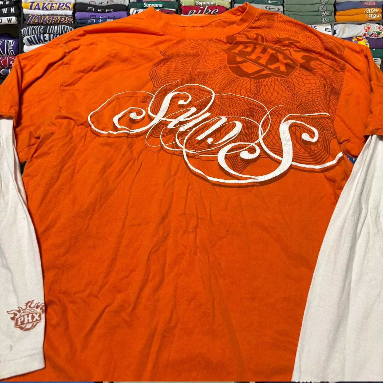 y2k phoenix suns nba basketball long sleeve (Xxlarge)