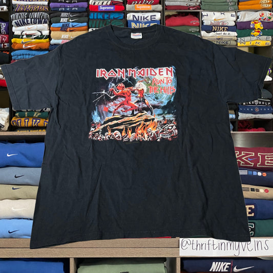 Y2K Iron Maiden band tee shirt