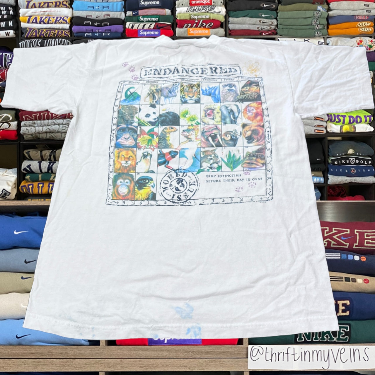 90s endangered animals shirt