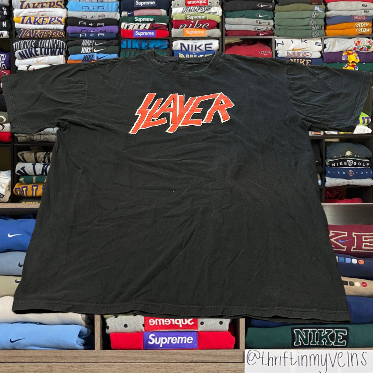Y2K slayers band tee shirt