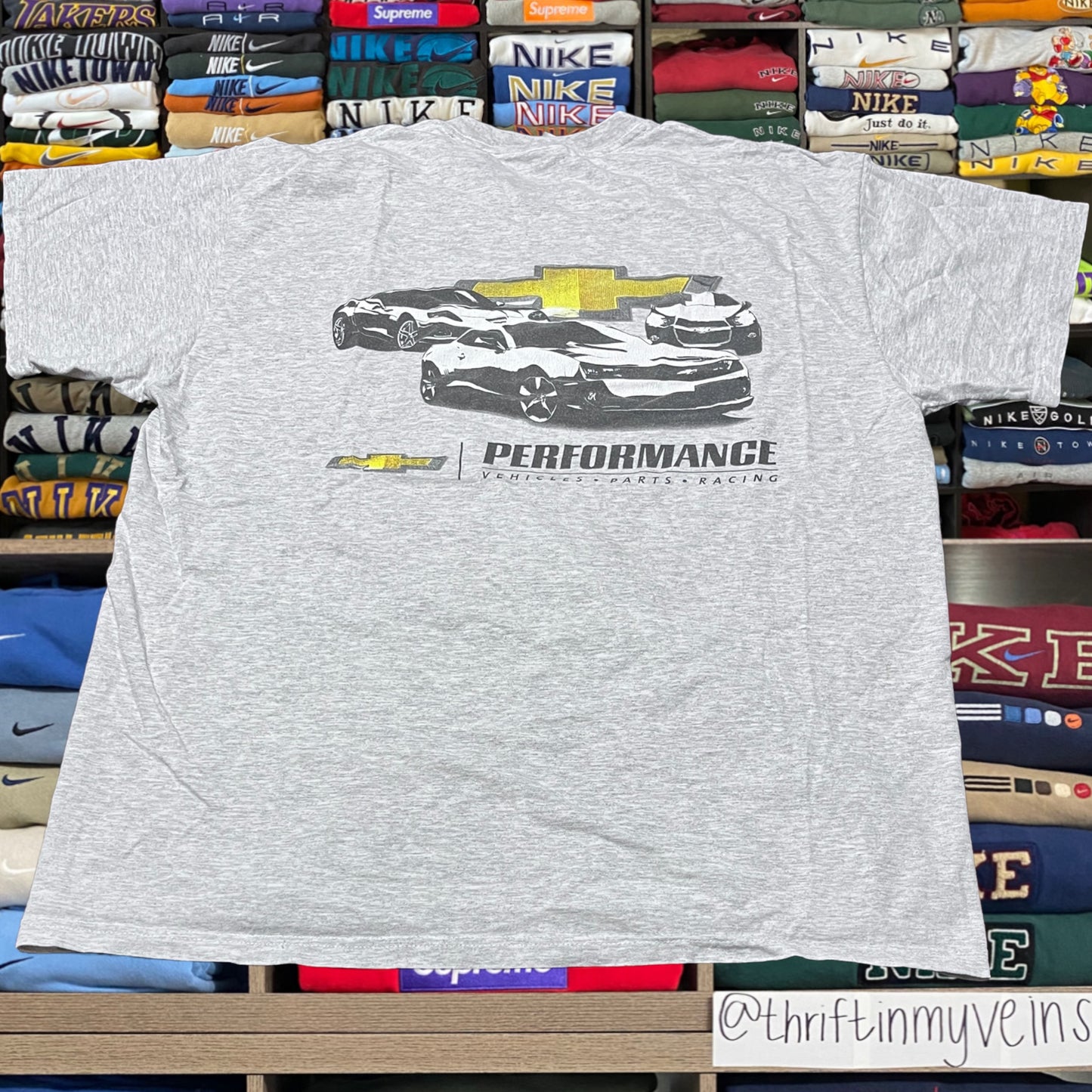 vintage grey chevy car shirt