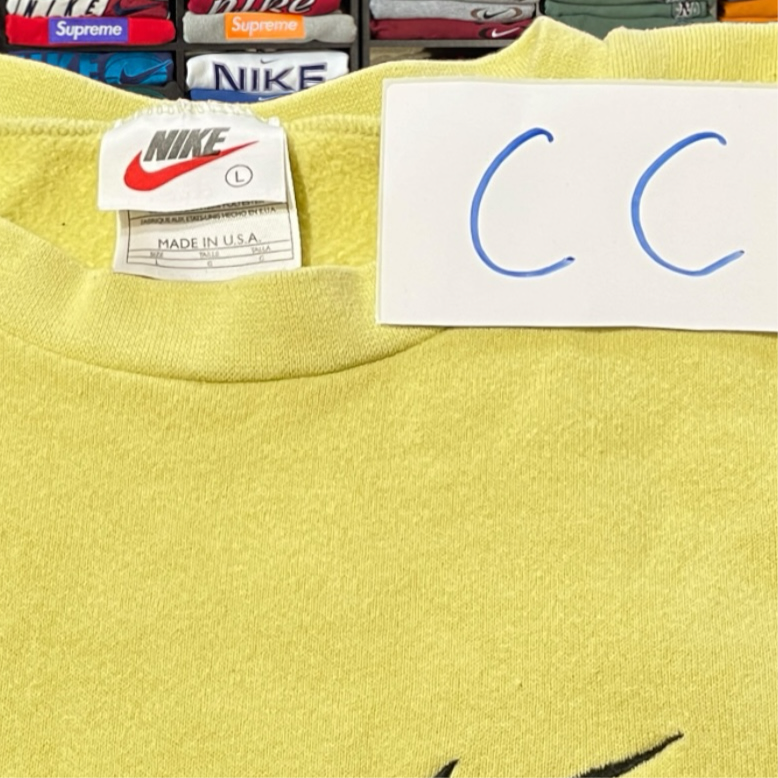 90s Nike yellow sweater