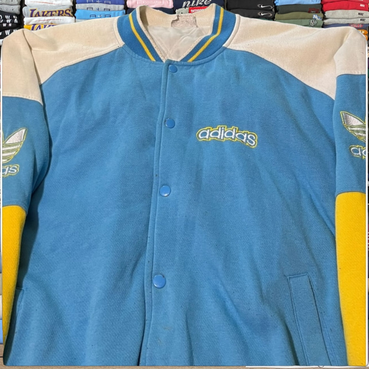80s adidas puffer jacket (large)