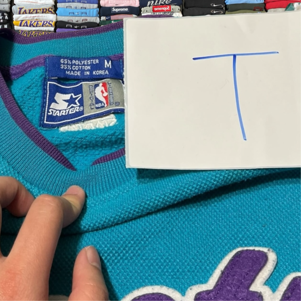 90s charlotte hornets nba basketball sweater