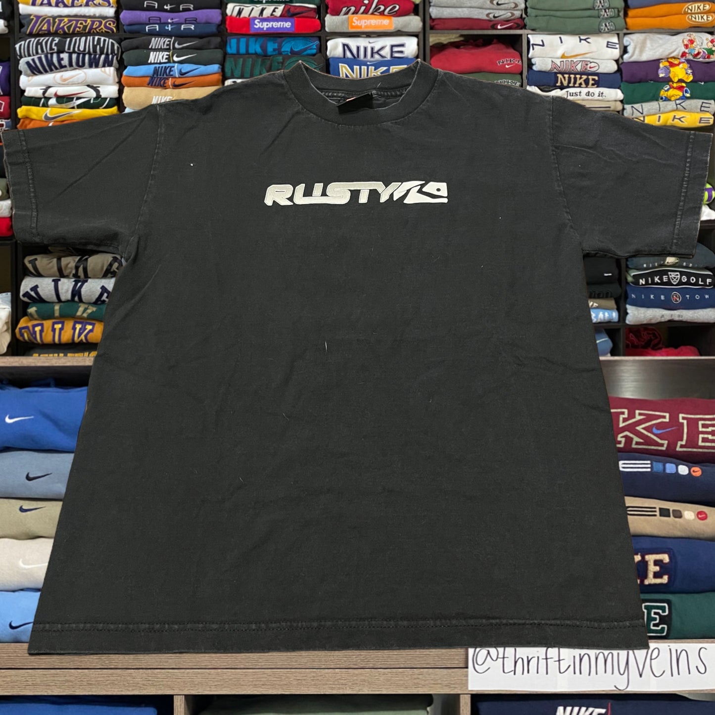 Y2K rusty skater shirt