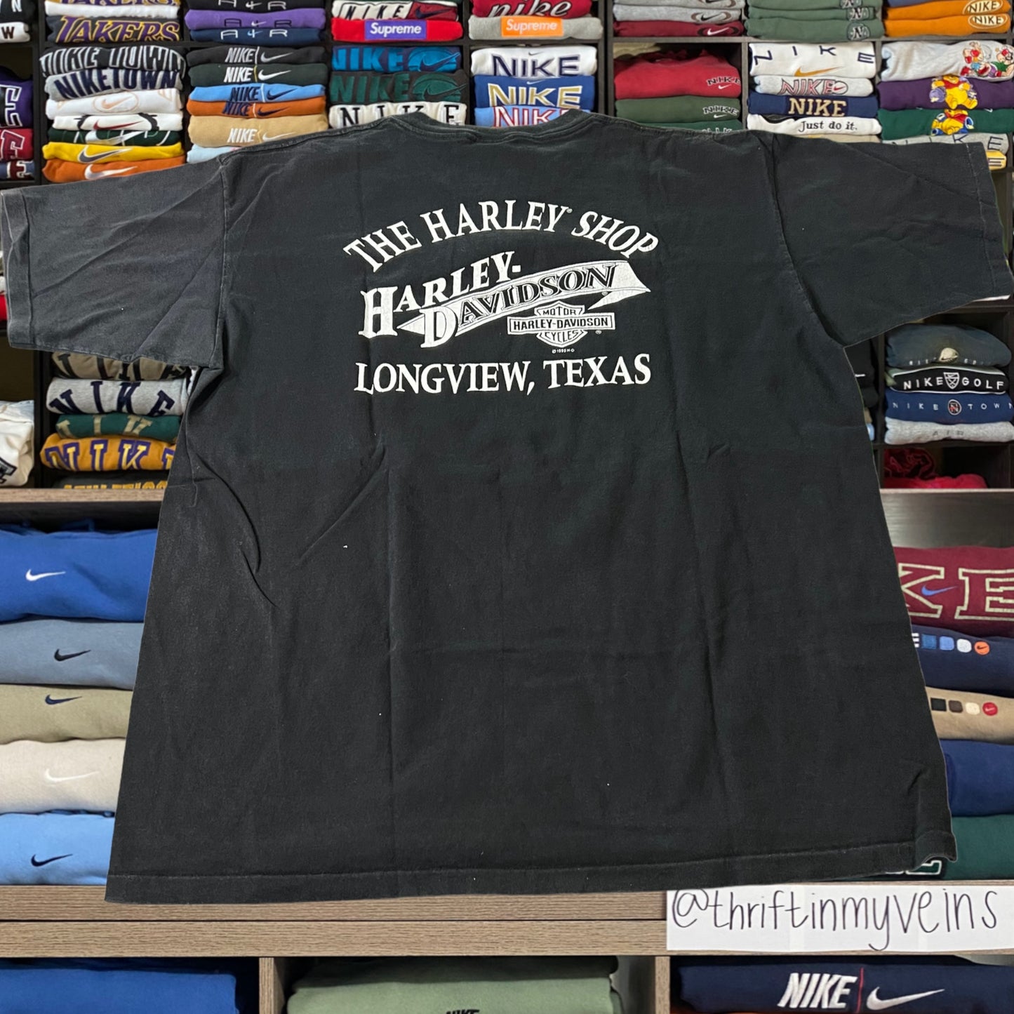 90s Harley Davidson biker shirt