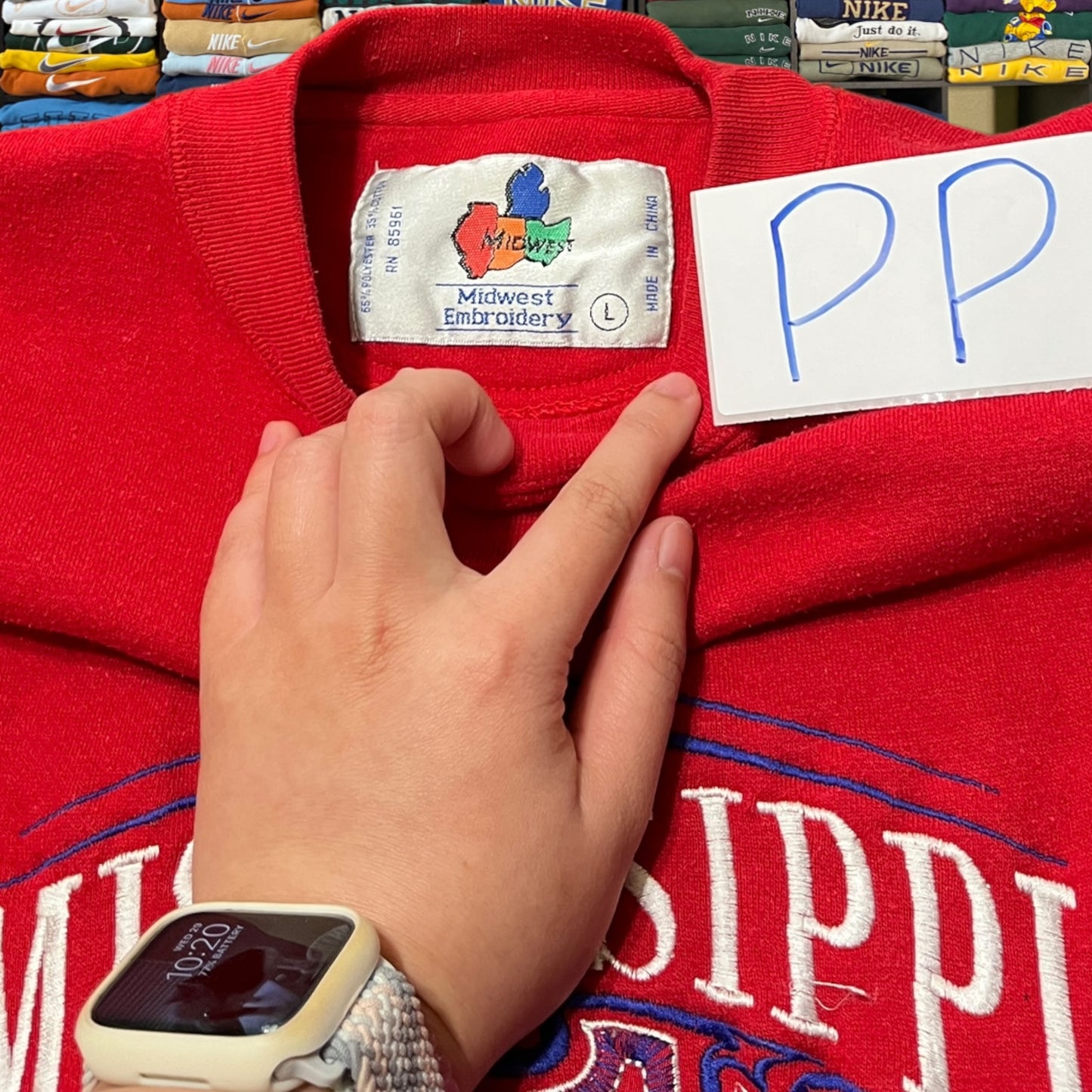 90s Mississippi university crewneck