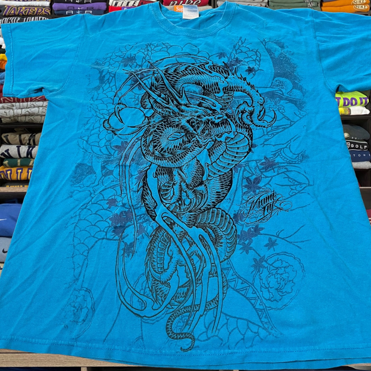 Y2K dragon skater shirt