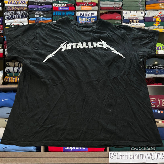 Y2K Metallica band tee shirt