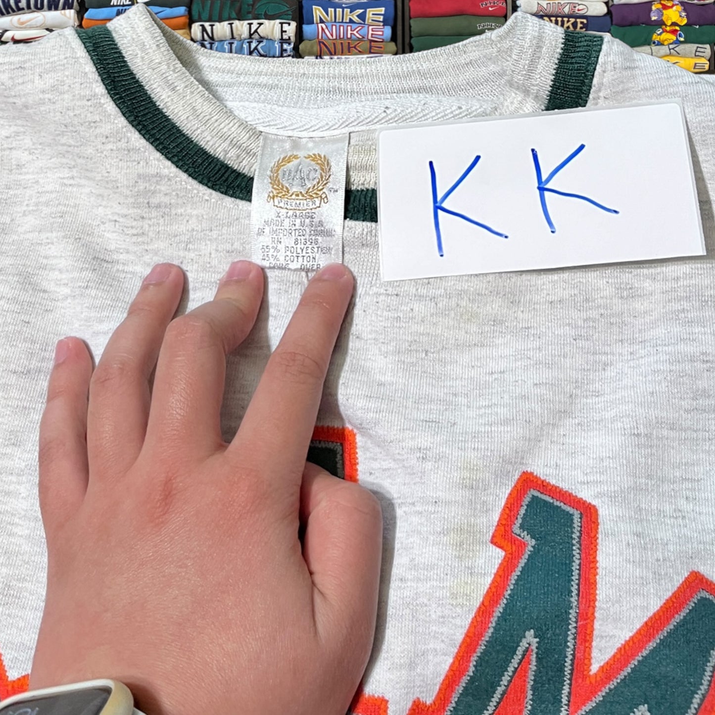 90s Miami hurricanes sweater