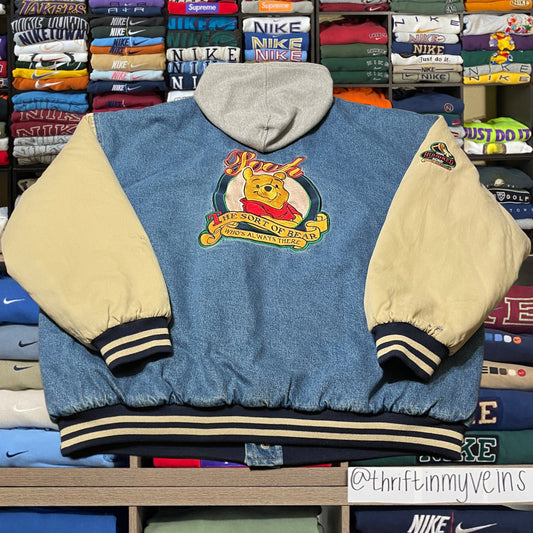 vintage winnie the pooh varsity jacket