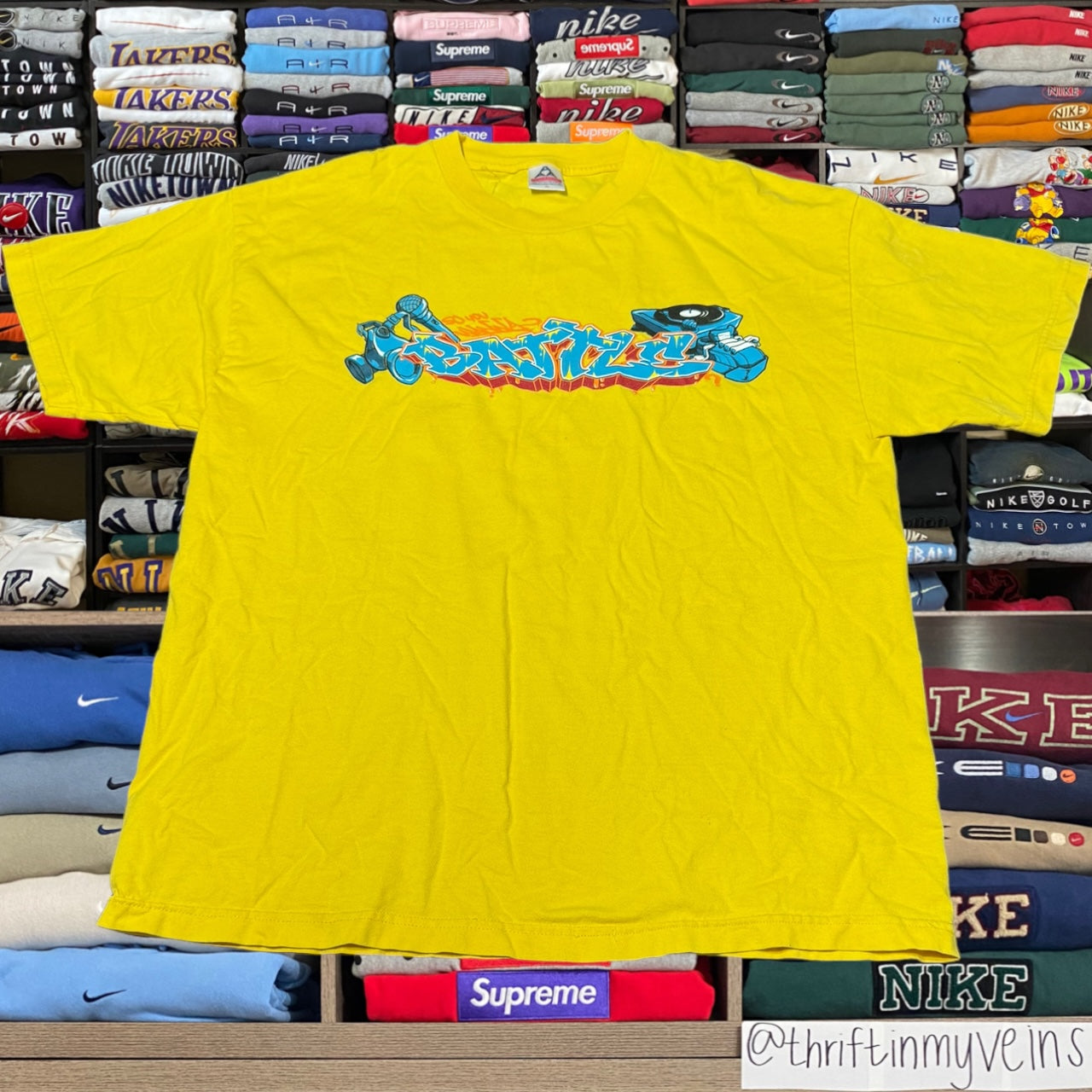 90s skater DJ shirt