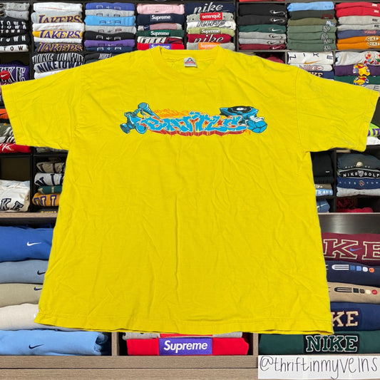 90s skater DJ shirt