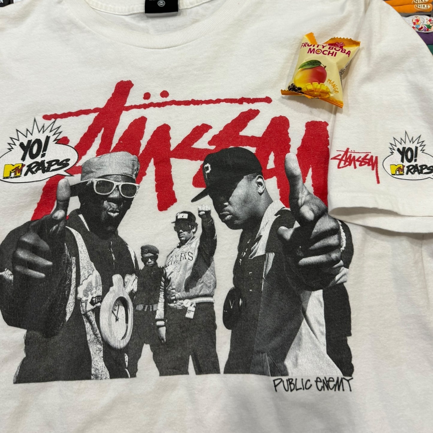 Stussy 2013 shirt MTV public enemy shirt