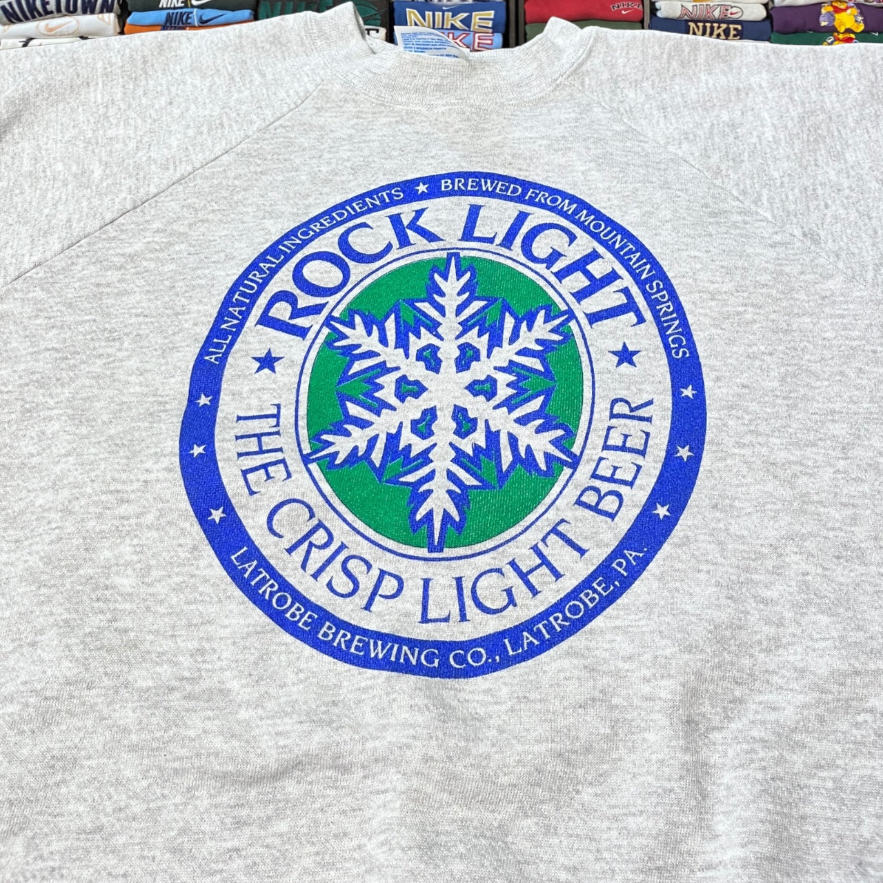 90s rock light beer sweater