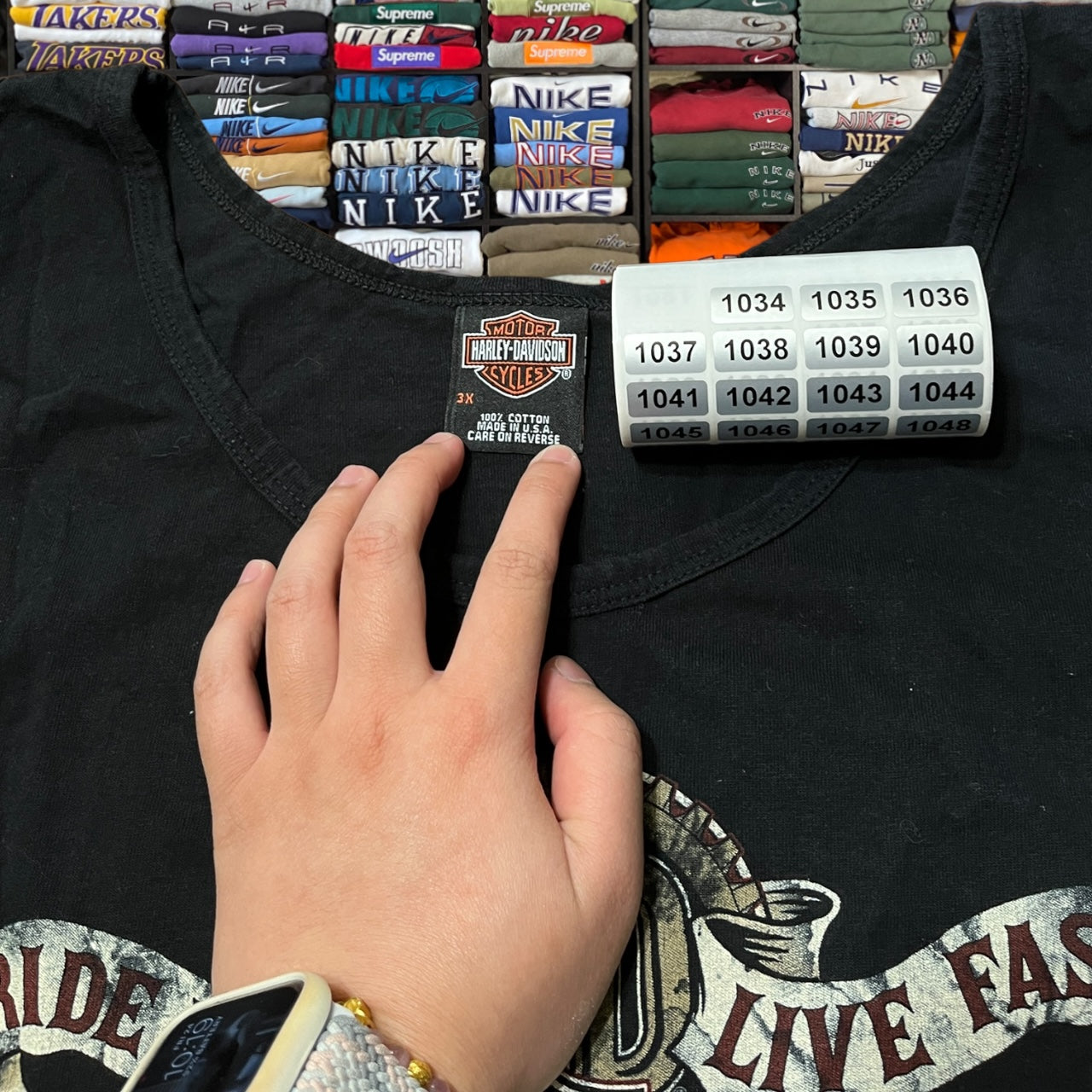 Y2K Harley Davidson biker tank top
