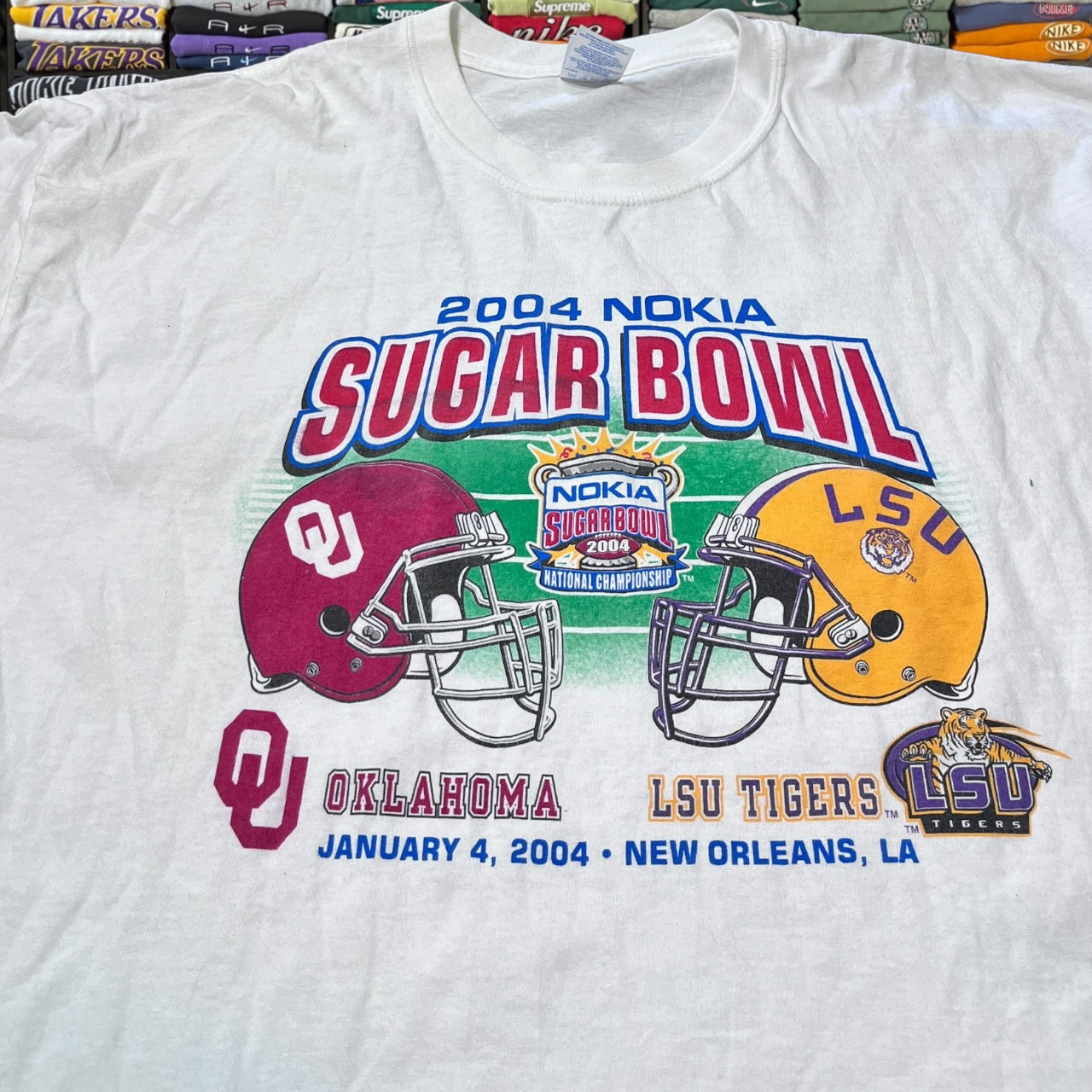 2004 Oklahoma university vs LSU shirt ( xxl )