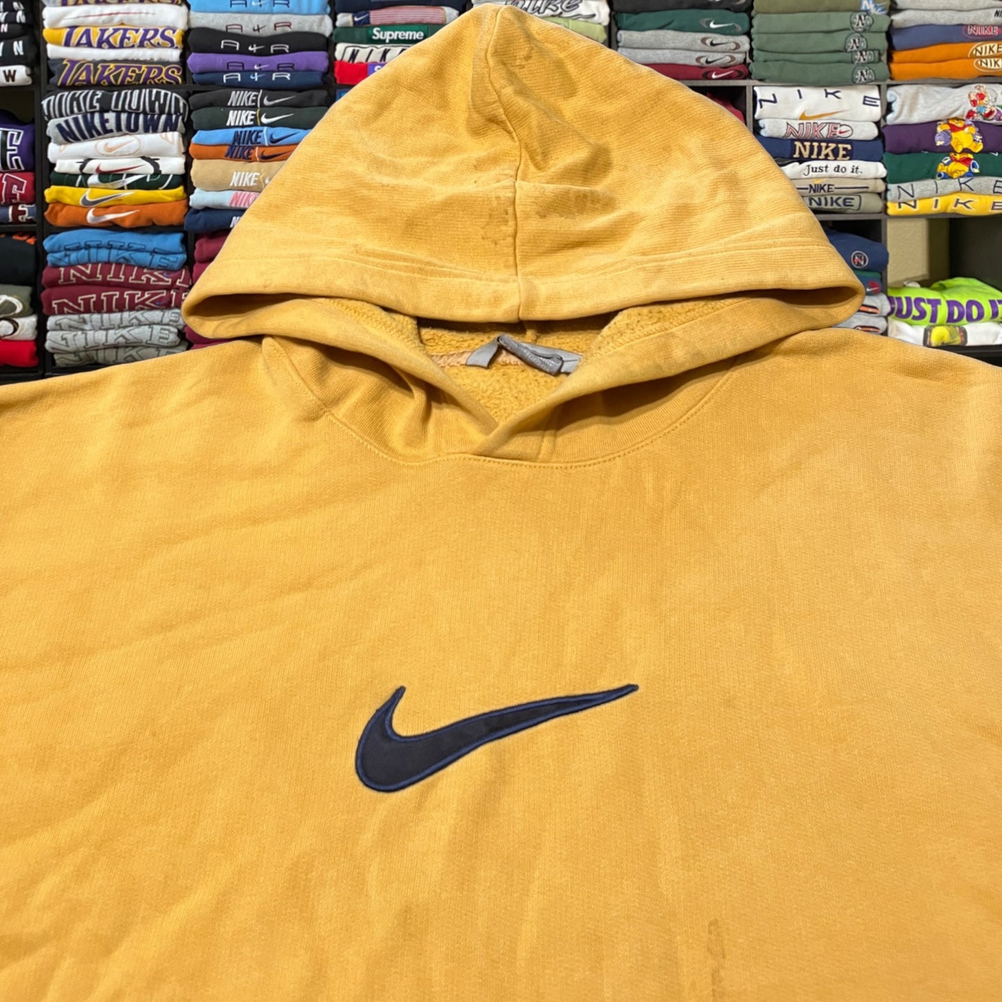 Y2K 2004 Nike swoosh logo hoodie