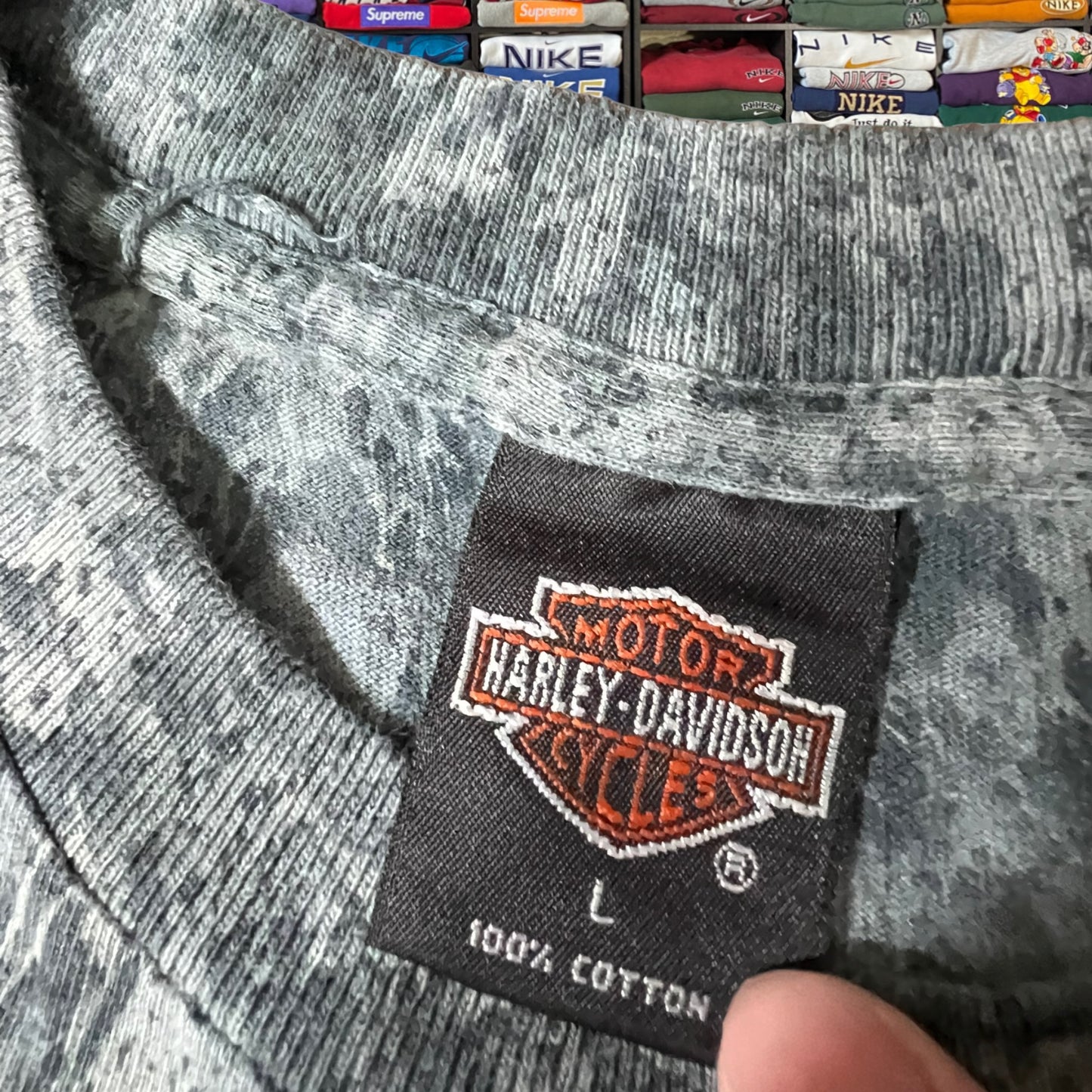 90s Harley Davidson biker motorcycle long sleeve