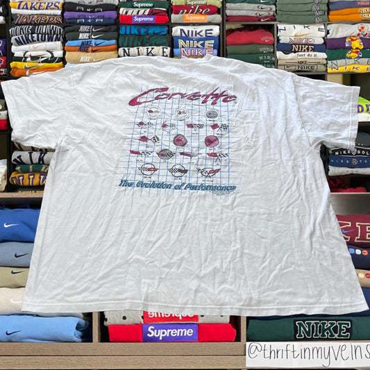 Y2K corvette car shirt