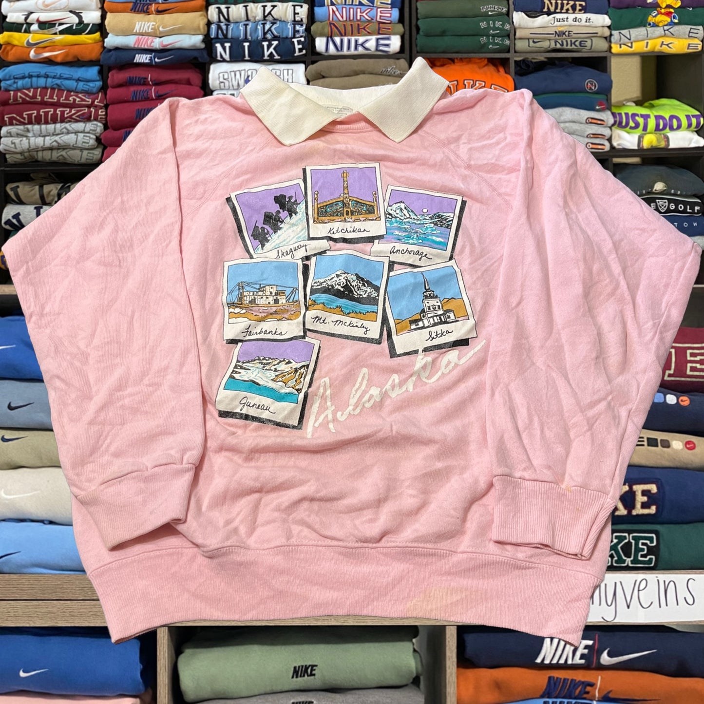 90s Alaska collar sweater