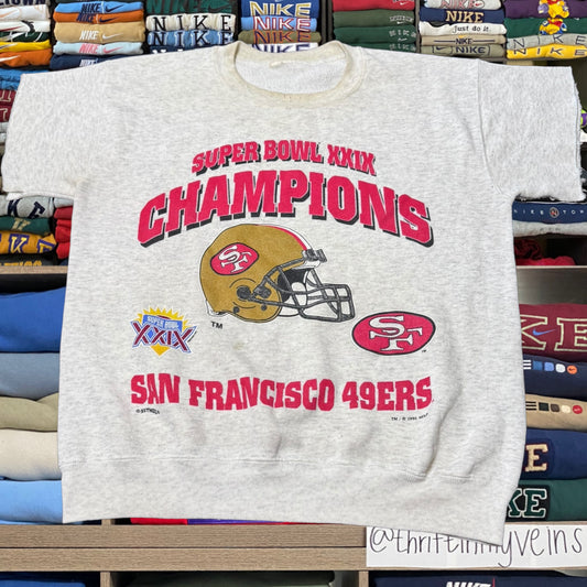 90s 49ers nfl football sweater