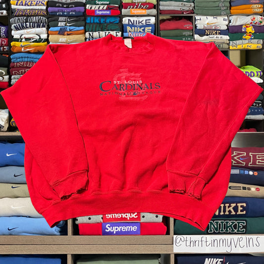 90s St. Louis cardinals mlb baseball sweater
