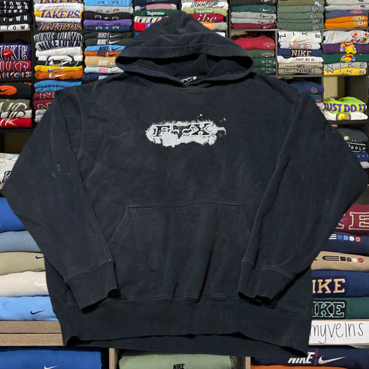 fox racing black skater hoodie
