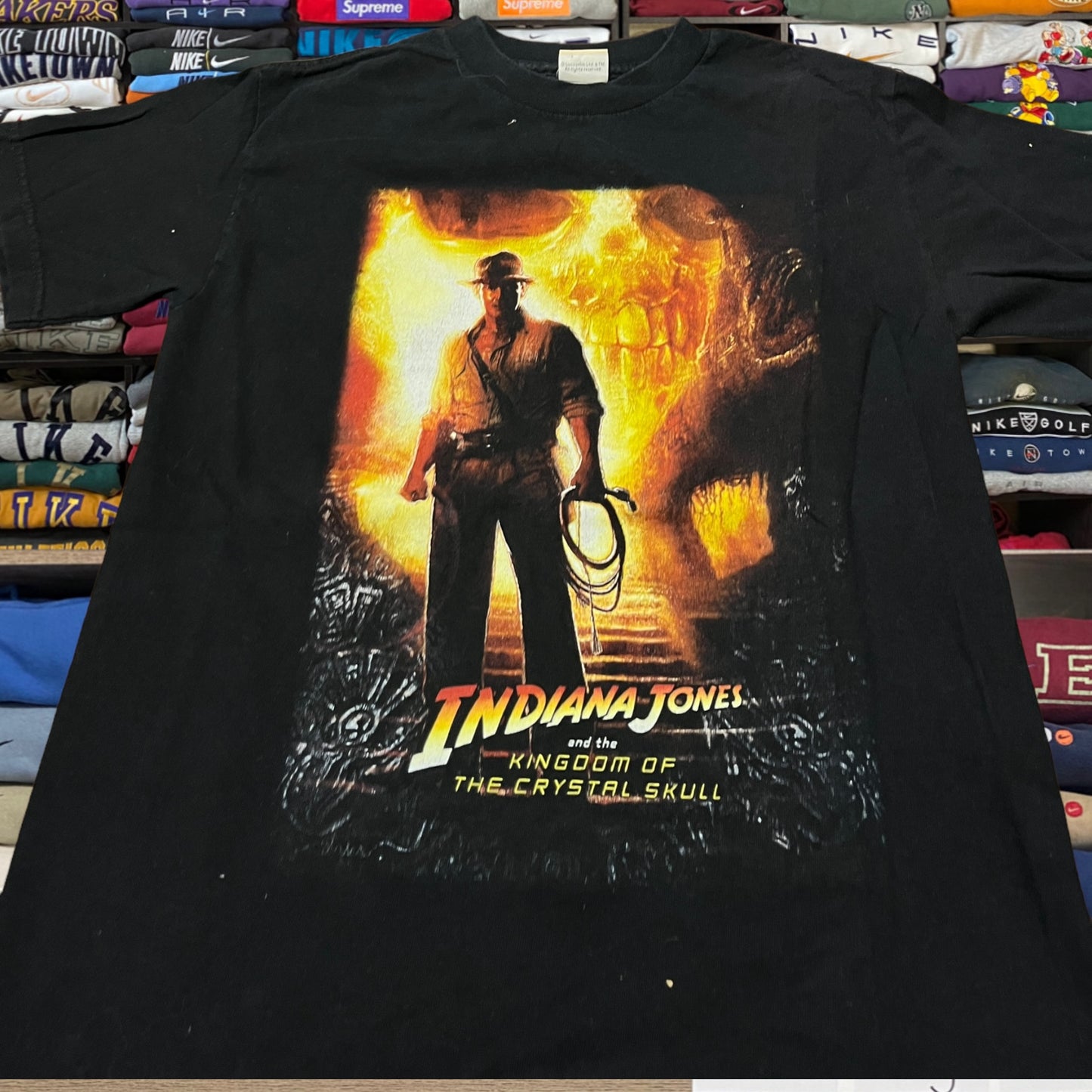 Y2K Indiana jones Disney shirt