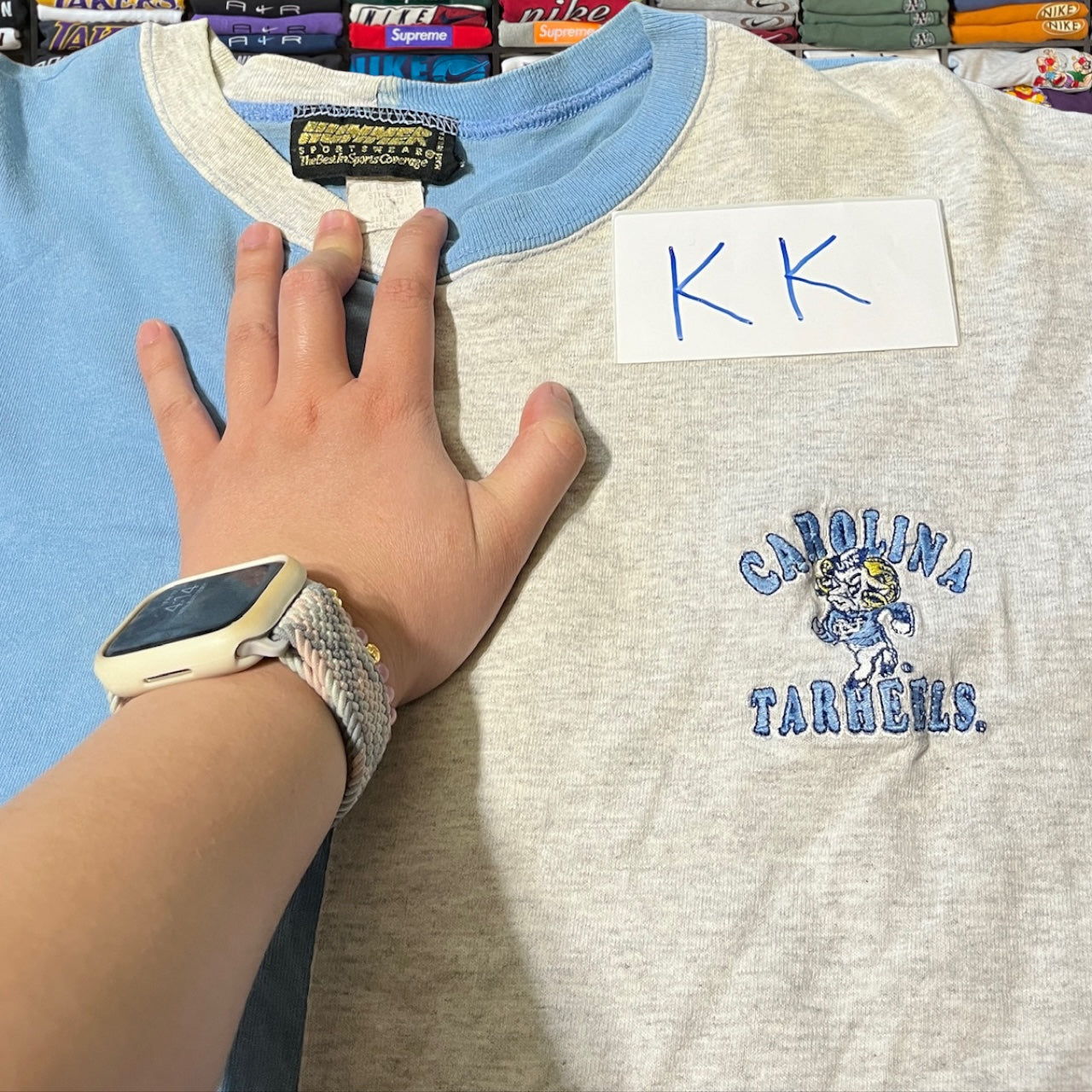 90s UNC North Carolina university long sweater