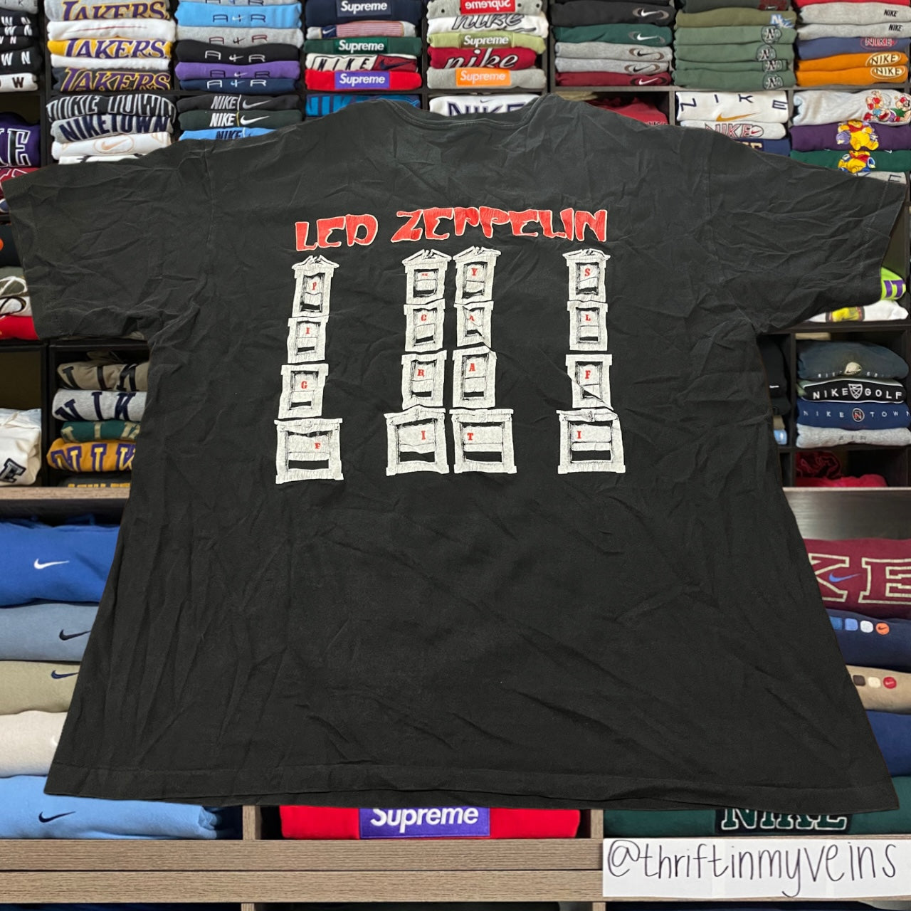 90s Led Zeppelin band tee shirt