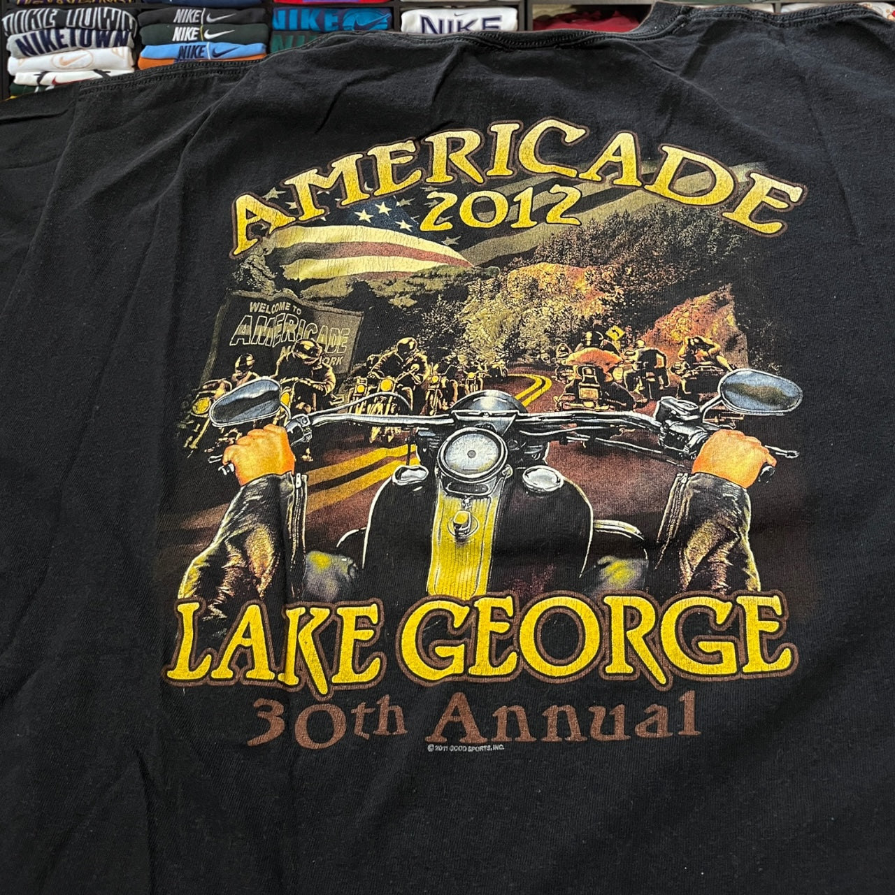 Vtg 2012 Harley style motorcycle shirt
