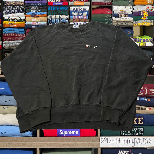 90s champion black sweater