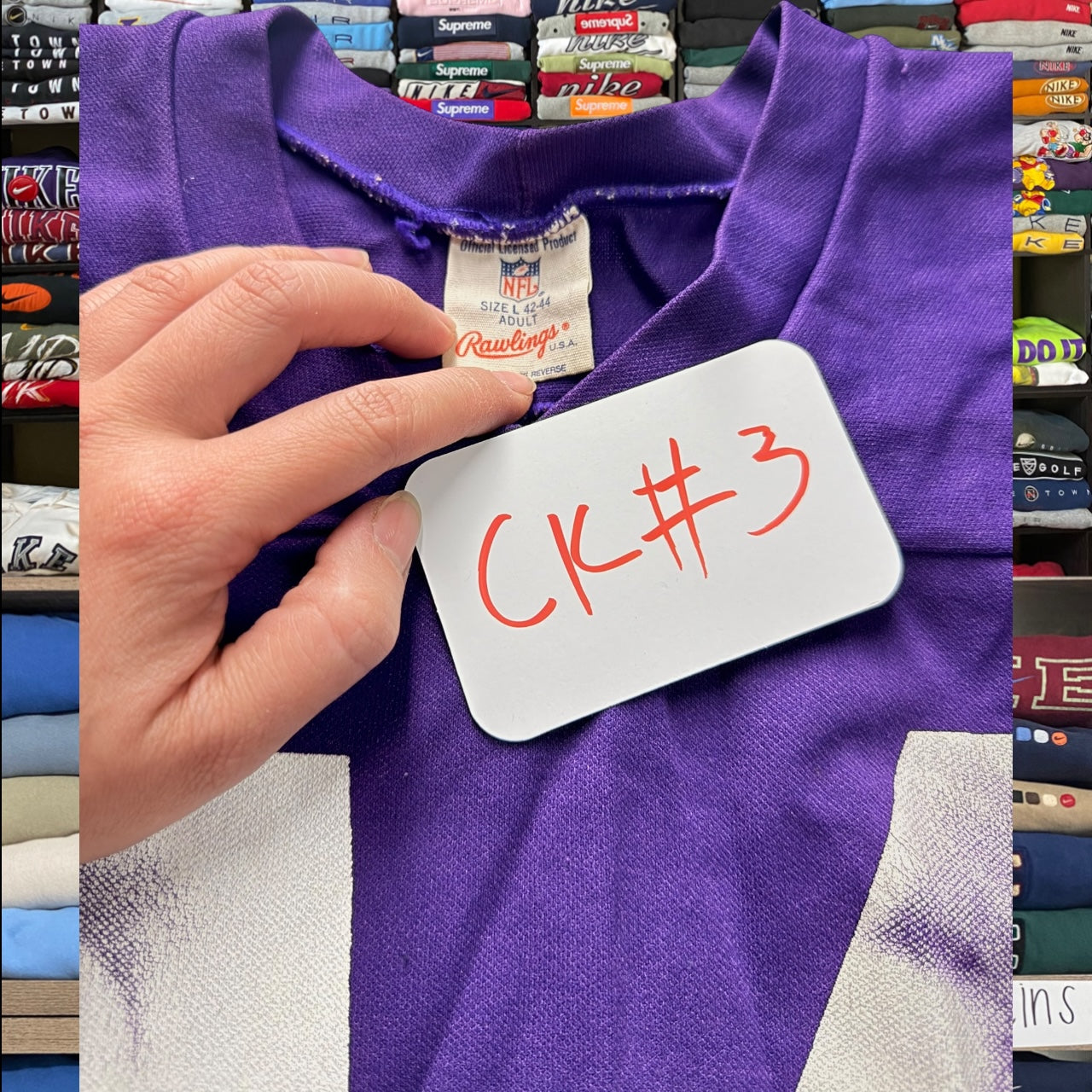 90s minnesota vikings jersey (Large)