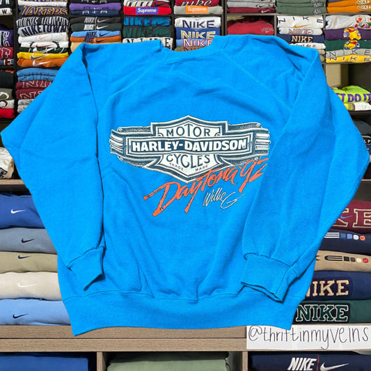 80s Harley Davidson biker  (large)