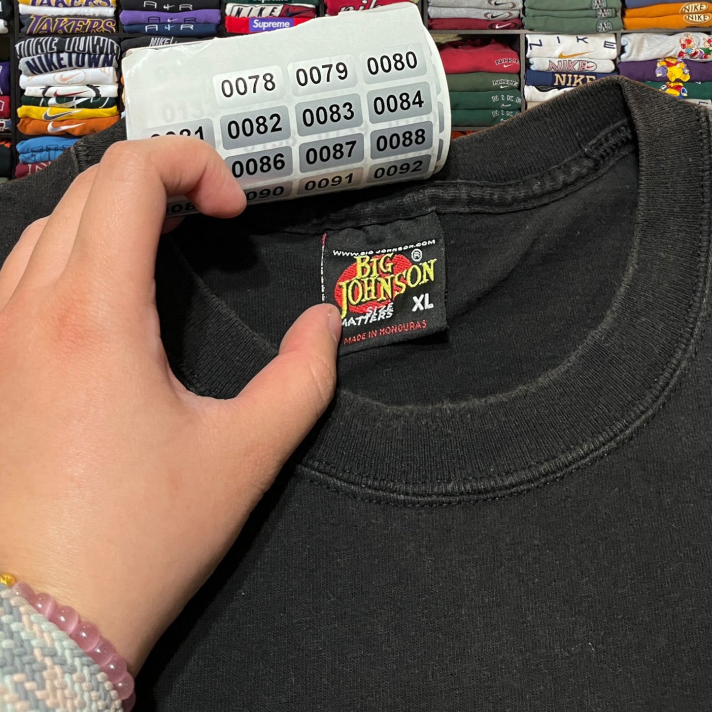 90s big Jonson motorcycle shirt